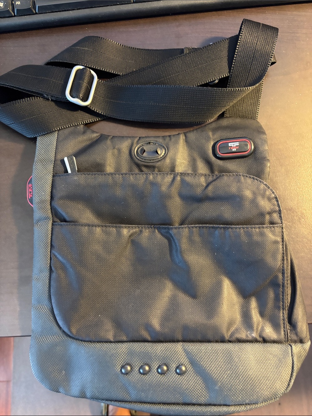 Tumi Tech Men’s Crossbody Shoulder Bag - Tactical Travel Organizer